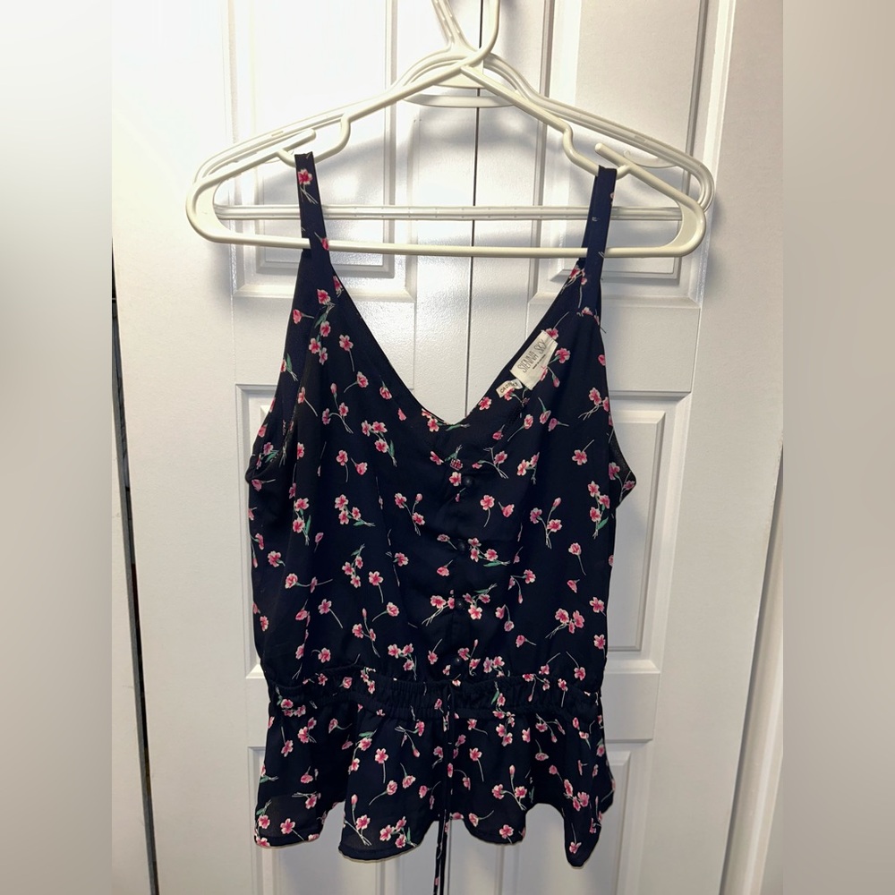 Floral Navy and Pink Sienna Sky size Large